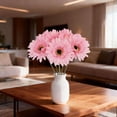 thumbnail image 2 of Artificial Gerbera Daisies Flowers, Fake Spring Flowers for Vase, Summer Home Decor, Wedding Centerpieces, Diy Flower Arrangements, Table Decor, Artificial Chrysanthemum *1, 2 of 8