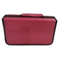 thumbnail image 4 of CD DVD Case Holder Organizer Game Disk DVD Protective Storage Disc Wallet Holder DVD Storage Bag Red, 4 of 8