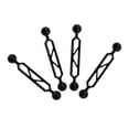 thumbnail image 1 of 4 piezas de aleación de aluminio negro, 6 pulgadas de largo, doble extensión de de bola de 1 pulgada, accesorios de de luz para fotogra Soledad Brazo de extensión de bola dual, 1 of 6