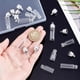 thumbnail image 5 of 12Pcs 3 Styles Clear Glass Wish Bottle Pendants with Alloy Cover Column Charms Platinum 30~42x11mm Hole: 2.5mm 4pcs/style, 5 of 9