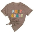 thumbnail image 2 of Liquidation d'Économies! BEFOKA T-Shirt pour Femmes Grande Taille, Blouse Décontractée d'Été pour Femmes, Haut Décontracté à la Mode pour Dames, Chandail Imprimé à Col Rond à Manches Courtes, 2 of 4