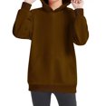 thumbnail image 5 of Eltusu Toddler Boys Hoodies, Casual Fashion Long Sleeve Solid Color Pullover Sweatshirts Brown Size 4-5 T, 5 of 5
