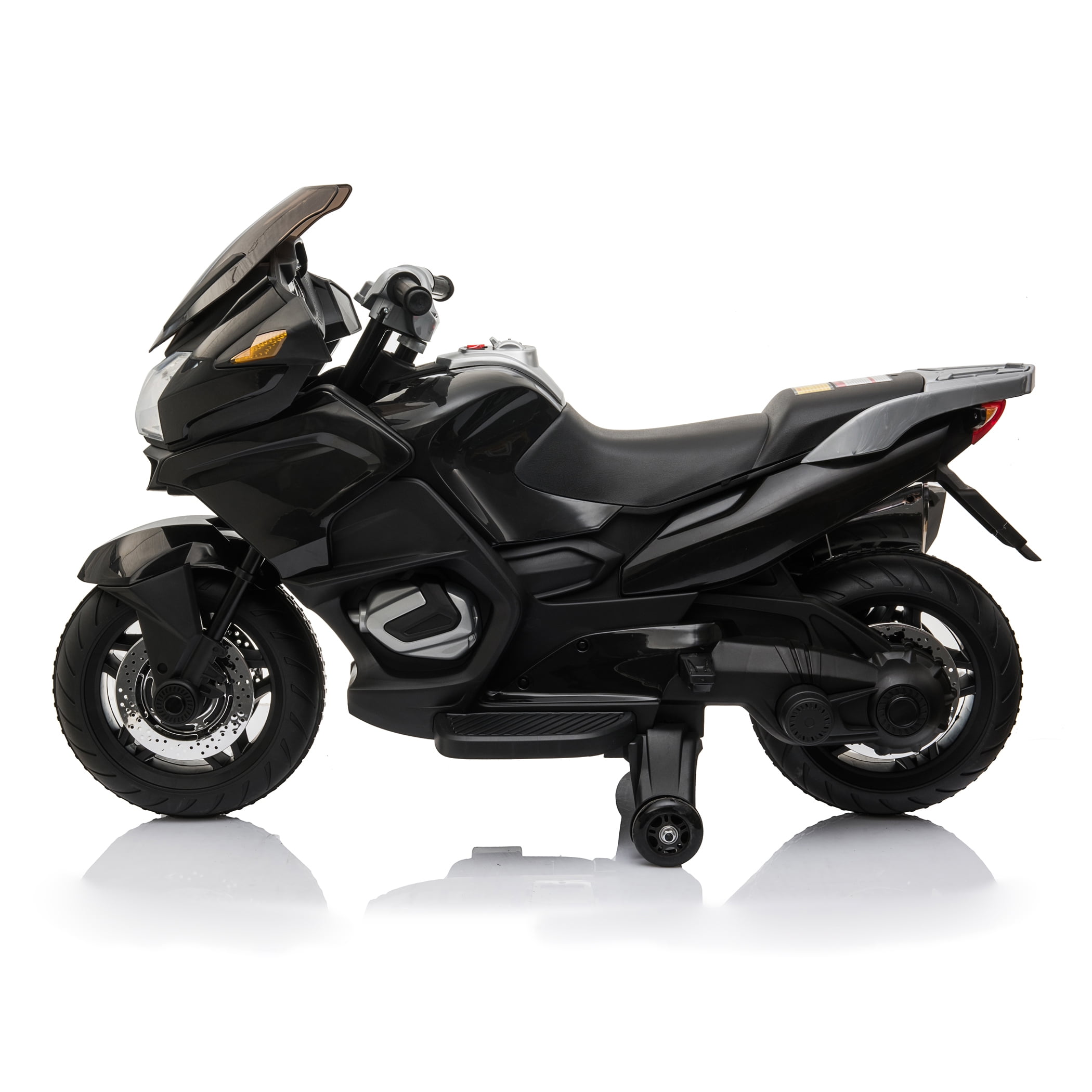 Blazin' Wheels 12V Battery Operated Black Motorcycle Rideon. Unisex Gift Item - Ages 3 Years an up