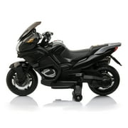 Blazin' Wheels 12V Battery Operated Black Motorcycle Rideon. Unisex Gift Item - Ages 3 Years an up