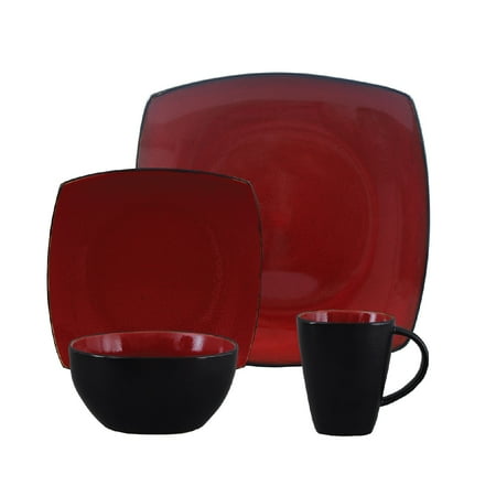 Gibson Home Soho Lounge Square Stoneware 16-piece Dinnerware Set ... Gibson Home Soho Lounge Square Stoneware 16-piece Dinnerware Set ...