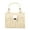Beige, variant on Women's handbag wicker square crossbody rattan bag portable small box bag crossbody bag