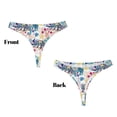 thumbnail image 3 of Fotbe Colorful Chameleons Tanga Sin Costuras para Mujer con Estampado – Panties Invisibles, Transpirables y Cómodos para Uso Diario-4X-Large, 3 of 6