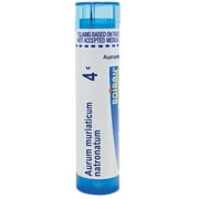 Boiron Aurum Muriat Natronatum 4C, Homeopathic Medicine for Warts, Hemorrhoids, 80 Pellets