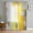 Yellow Gray White, variant on Sage Green Gray Sheer Curtains 108 Inch Length 2 Panels Set for Living Room/Bedroom, Modern Oil Painting Geometric Abstract Semi Curtain Sheers Drapes Rod Pocket Window Curtains 52''x108''x2