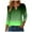 Green, variant on GEWSEY Blouses & Button-Down Shirts Short Sleeve Henley Summer Tops Trendy Blouses Casual Clothes (Purple, 3XL)