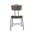 thumbnail image 2 of Benjara Wood and Metal Dining Side Chairs, Set of Two, Brown and Black, 2 of 6