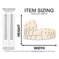 thumbnail image 2 of Unfinished Wood Colosseum Shape 24" / 3/4", 2 of 3