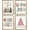 NO.00193, variant on Hieng Vintage Christmas Wall Art Decor, Merry Christmas Santa Claus Wall Posters Prints Set of 4, Christmas Wall Decor Gifts for Winter Holiday Living Room Bedroom Kitchen (Unframed)