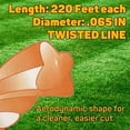 thumbnail image 3 of Arnold Economy Line 220 ft x .065 in Commercial Twisted Universal Trimmer Line for Weedeater | Replacement for Echo Black Diamond 330095071, 330095073 and More | Weed Eater String | 6 Pack, 3 of 5