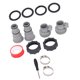 thumbnail image 1 of Kit Convertidor de Adaptador de Manguera, Amplio Adaptador de Manguera Roscada Tamamosos Estándar para la Bomba de Filtro para Mangueras de 1.5 y 1.25 Pulgadas, 1 of 7
