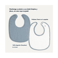 thumbnail image 3 of Baberos Impermeables Para Bebe  4 Piezas Belug Azul, Gris, Verde y Blanco, 3 of 5