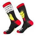 thumbnail image 2 of Of Course I Talk to Myself I Need Expert Advice Socks Funny Sarcastic Graphic Novelty Footwear For Men, 2 of 7