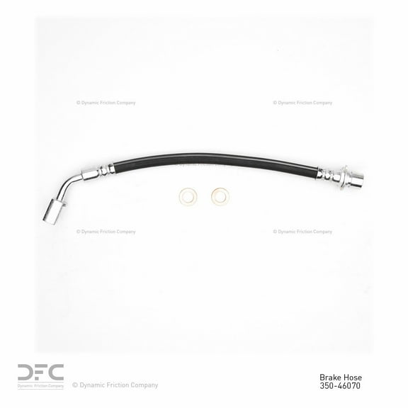 Rear Left Dynamic Friction Company Brake Line Hose 350-46070 For 2008-2012 Cadillac CTS