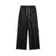 thumbnail image 1 of Pantalones largos para hombre, informales, para exteriores, de color sólido, con cintura elástica y bolsillo con cordón, ropa de trabajo, pantalones para hombre, 1 of 8