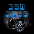 thumbnail image 3 of Auriculares para Gaming Motospeed H60 con Sonido 7.1, Ideal para Juegos como PUBG, PC, USB, Diámetro de Altavoz de 50mm, Respuesta de Frecuencia 20Hz-20kHz, Peso 330g, 3 of 6