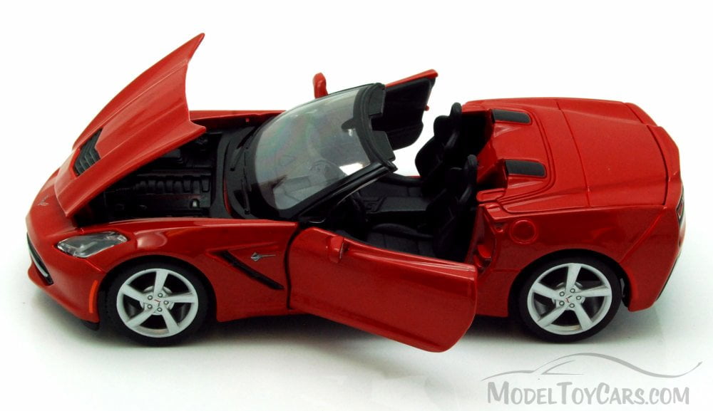red corvette toy car
