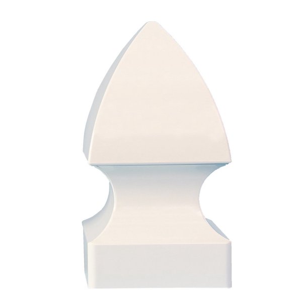 Classy Caps GF655 GOTHIC PVC POST CAP 5X5 White