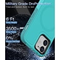 thumbnail image 5 of Diverbox for iPhone 12/12 Pro Case, 2 in 1 Campatibe with Magesafe Shockproof DropProof Protective Phone Case - Lake Blue, 5 of 7