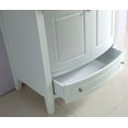 thumbnail image 3 of 32 Inch White Cabinet With White Carrera Marble Countertop - Laviva, 3 of 3