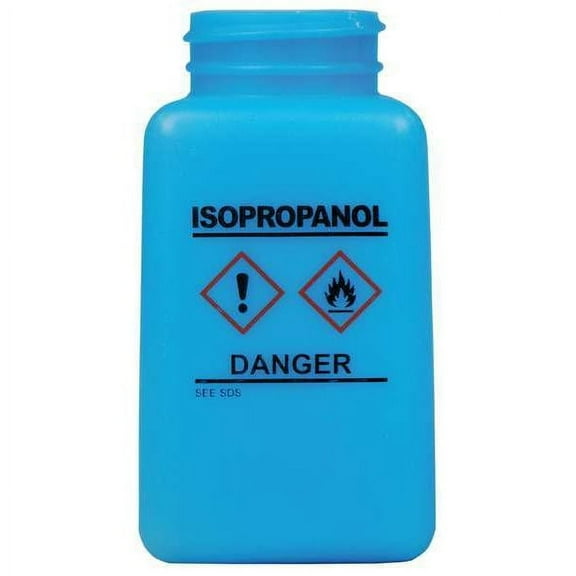 Menda Graduated IPA Bottle,6 oz.,HDPE,Blue 35736