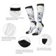 thumbnail image 3 of Fotbe Sea Animal Calcetas Divertidas Estampadas para Hombre y Mujer, Calcetas de Algodón hasta la Rodilla para Caminar, Correr, Enfermería y Embarazo, 3 of 6