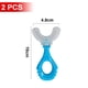 thumbnail image 2 of Cepillo de dientes de silicona suave con forma de U para niños - Cepillo de dientes con forma de U para niños, 2 of 5