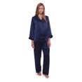 thumbnail image 4 of TexereSilk Women's Luxury Silk Pajama Set - Beautiful Sleepwear Gift Ideas, 4 of 5