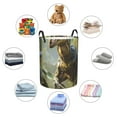 thumbnail image 4 of Bingfone Ferocious Dinosaur Waterproof Foldable Laundry Hamper Bucket with Handles for Storage Bin,Clothes Hamper ( ), 4 of 6