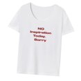 thumbnail image 3 of Camiseta para mujer Tops de verano Ropa deportiva para mujer Camisa con cuello redondo para viaje por la calle SG, 3 of 8