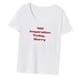 thumbnail image 3 of Camiseta para mujer con cuello redondo y ajuste regular, camiseta básica suave para viajes con mochila S, 3 of 10