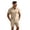 Khaki, variant on GrmtClth Mens Simple Solid 2 Piece Outfit Collared Polo Shirt and Elastic Waist Shorts Comfortable Leisure Outfit for All Seasons White L