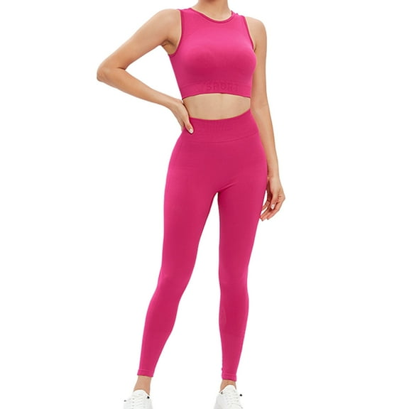 Women's Yoga Set Solid Color Yoga Suit Quick Drying Gym Outfit Sportswear For Morning Runs Hot Workout Set Yoga Clothes for Women Set plus Size Yoga Outfits for Women 3 Piece Set Yoga Lift Leggings