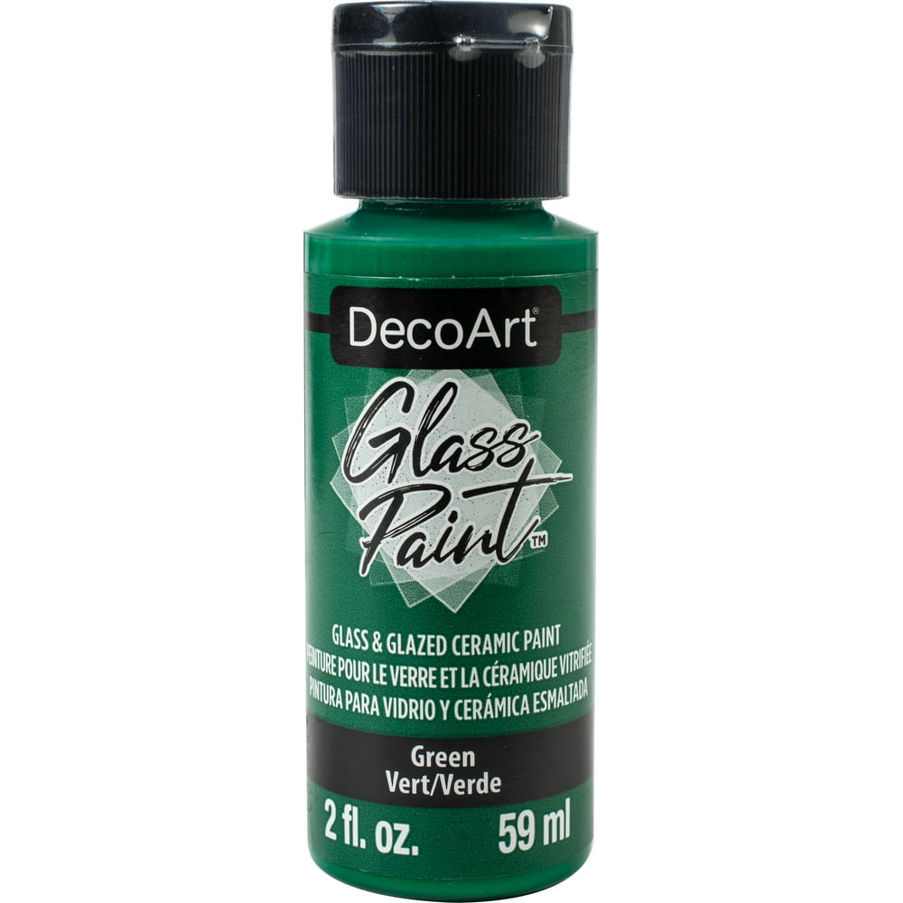 DecoArt Glass Paint 2oz-Green - Walmart.com - Walmart.com