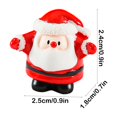 thumbnail image 3 of Fiudx Ofertas y liquidaciones Adornos de decoración navideña Adornos artesanales de Papá Noel, 3 of 6