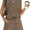 0-khaki, variant on Two Piece Sets for Women Trendy Short Sets Beach Vacation Clothes Airport Travel Cruise Summer Outfits