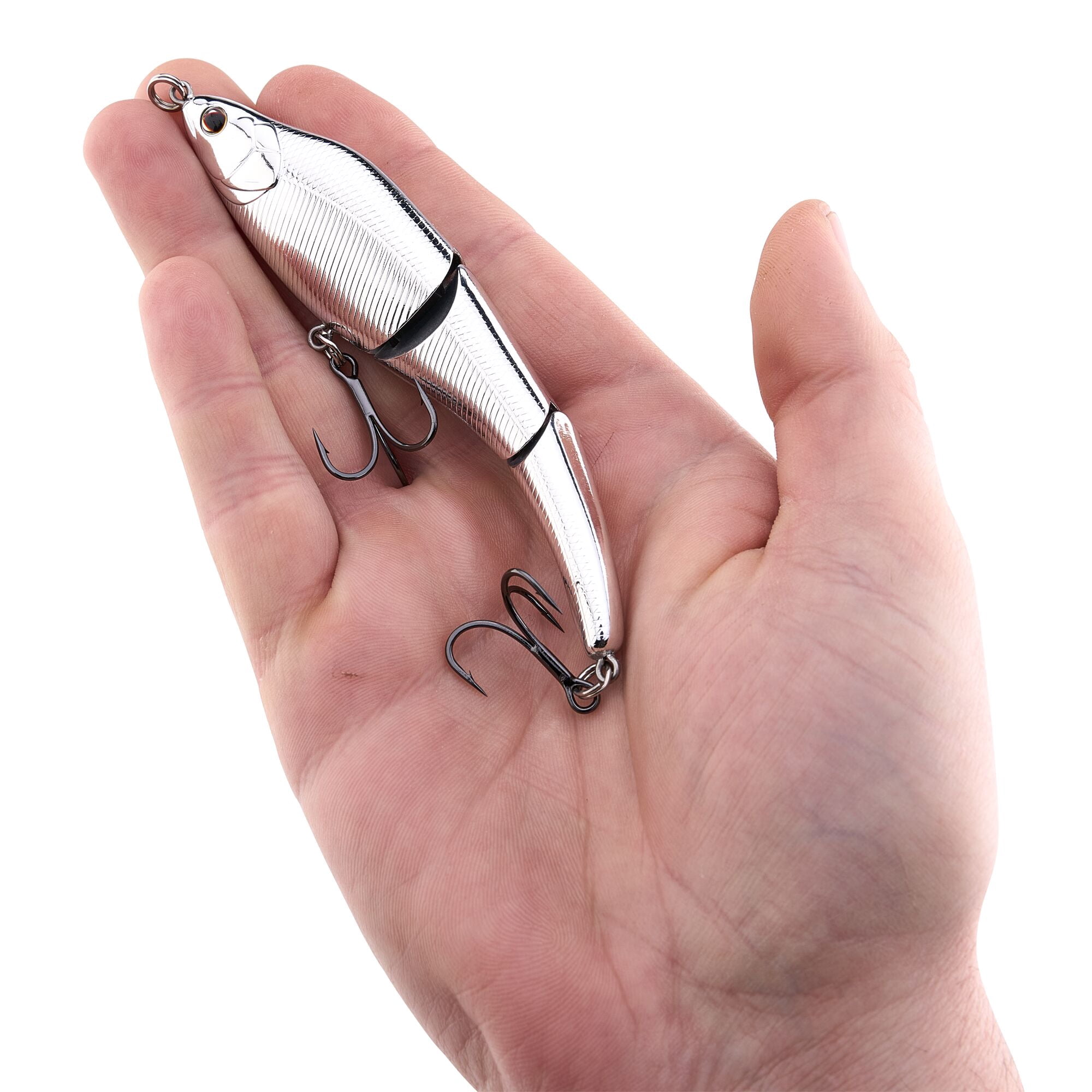 Berkley Magic Swimmer® Freshwater, 4.4 in, Swimbaits, Chrome (1 Count)