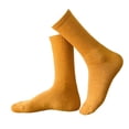 thumbnail image 2 of Par de calcetines de pantorrilla para mujer, medias cálidas gruesas de Color sólido, calcetines informales para botas para uso diario, esquí, , AMARILLO Talla única Amarillo Calcetines de becerro, 2 of 10