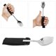 thumbnail image 4 of Adaptive Spoon, 2 In 1 Rounded Edges Eating Aids Cutlery Stainless Steel Prevent Slip  For Arthritis ANGGREK Adaptive Spoon, 4 of 8