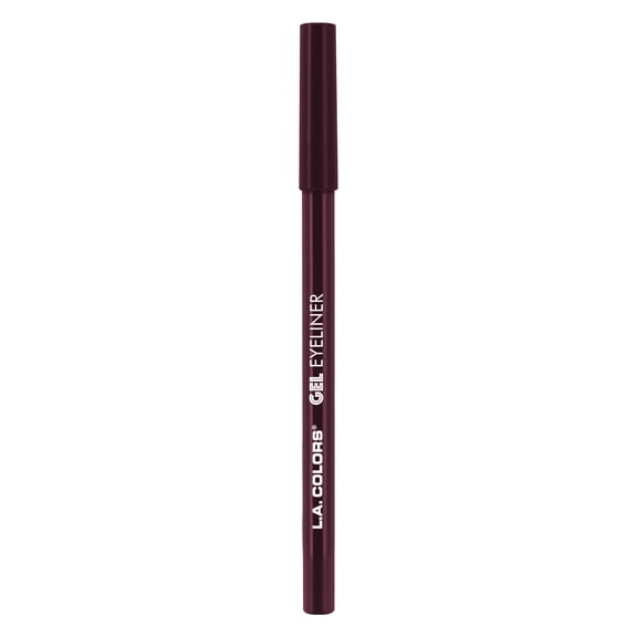 L.A. COLORS Smudge & Transfer Proof Smooth Glide-on Gel Eyelinger, Burgundy, 0.05 oz