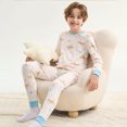 thumbnail image 6 of OJSFQUFP Cartoon Print Thermal Underwear 2Pcs Set Older Boys and Girls Soft Warm Base Layer for Fall and Winter (1-16Y), 6 of 6