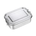 thumbnail image 1 of CAROOTU Boîte à Lunch en Acier Inoxydable Compartiment 3/2/1 Boîte à Bento en Métal, 1 of 7