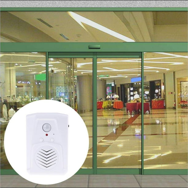 Reproductor de grabadora de audio con sistema de bienvenida para visitantes con timbre eléctrico de movimiento PIR