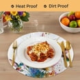 thumbnail image 4 of Hummingbird Round 15 Inch Placemats Set of 2, Spring Farmhouse Oil Painting Sunflowers HeatResistant Non Slip Place Mats for Dining Table, Wipeable Braided Kitchen Table Mats for Housewarming, 4 of 9