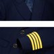 thumbnail image 5 of Men in Black Costume Captain Uniform Male Aviation Suit Pilot Suit Jacket Concierge Suit Cosplay Suit Uniforme Dhotesse, 5 of 5