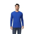 thumbnail image 3 of Zfeel Men Long Sleeve T-Shirt of Pure Dry Fit Poly, Lightweight Slim Fit Tee, Royal, 3XL, 3 Pack, 3 of 5